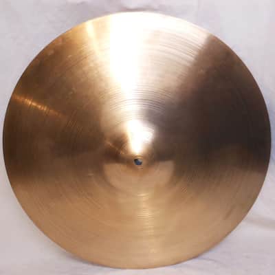 Vintage 1967 Zildjian Matched Set of Cymbals 20" ride, 17" sizzle crash, 14" super-thin hi-hats image 3