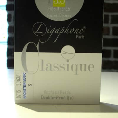 Ligaphone Classique 10 Alto Saxophone Double-Profile Premium French Cane Reeds - #3.5 image 1