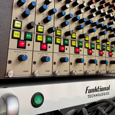 Cadac 8 Channel Mic Pre Eq Input x 4 Output 8x4 “G Type” Mixer Rack w/ Fader Unit • Vintage image 10