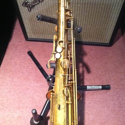 Buescher Saxophone Aristocrat #255xxx Gold lacquer finish image 8