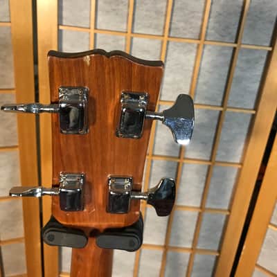 Global 4 String Short Scale Bass EBO Copy 1970's Walnut image 6