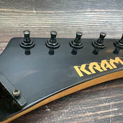 80s KRAMER LK Series Banana Head Neck Black Head Made in Japan image 4