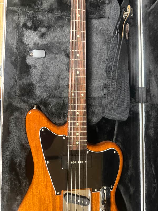 Fender MIJ Mahogany Offset Telecaster with Rosewood Fretboard 2018 - Natural image 1