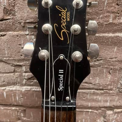 Epiphone Special Les Paul Shape Model II W/ Headstock Repair SN: 1104101005- Black image 21