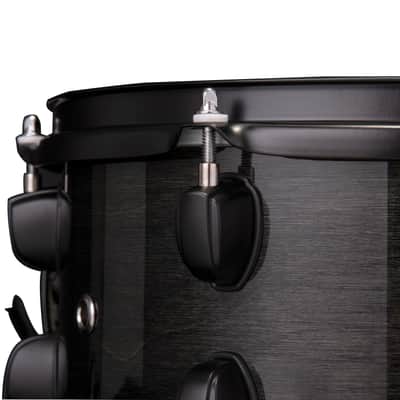 Mapex MPX Maple/Poplar Snare Drum - 8 x 14-inch - Black with Black Hardware (MPNMP4800BMB) image 2