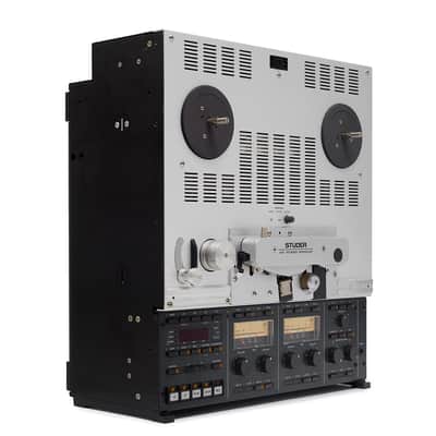 Studer A807 VU 1980s - silver-black image 2