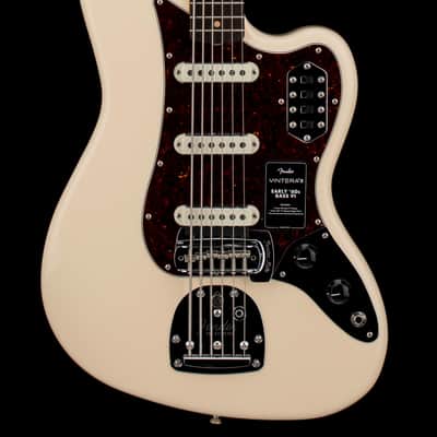 Fender Vintera III Early '60s Bass VI - Olympic White #47812 image 1
