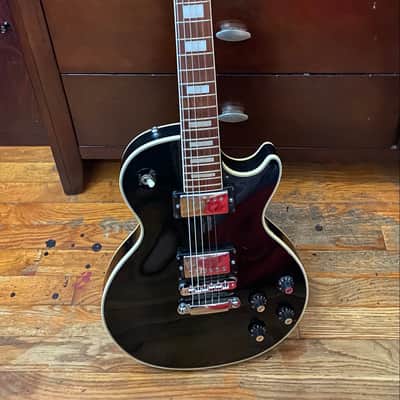 MIJ Les Paul custom  1970’s Ebony and chrome image 6