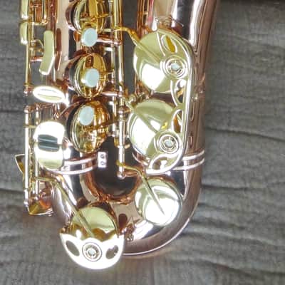 Monique Pro Series Alto Saxophone (SELMER/BUFFET CLONE) 1990s - Copper & Brass image 7