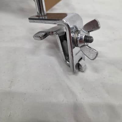 1970s Ludwig No. 133 Bass Drum Hoop Mount Cow Bell Holder W/ Crusty 5" Cowbell (245-41) image 2