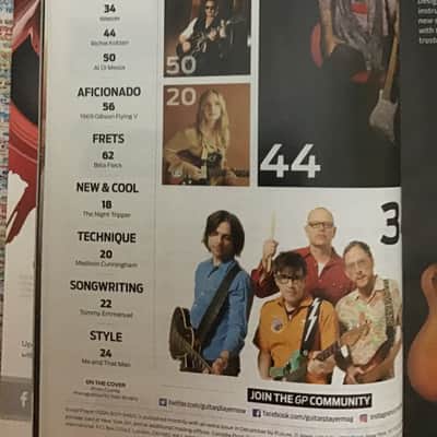 Guitar Player Magazine Back Issue June 2020 - Rivers Cuomo (Weezer) image 2