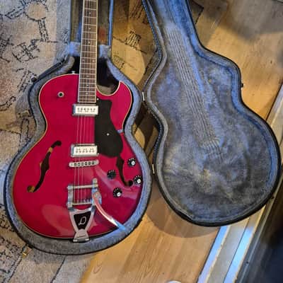 DeArmond by Guild Starfire III – Cherry Red – Hollowbody – Made in Korea – With Hard Case image 7
