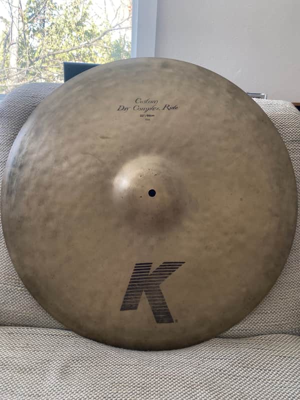 Immagine Zildjian 22“ K Custom Dry complex mk I thin ride cymbal 2086g - 1