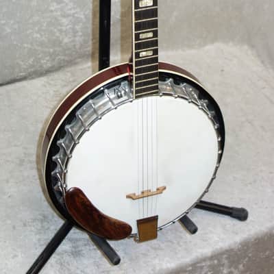 1980's Encore E75 5-string Banjo with chipboard case image 6