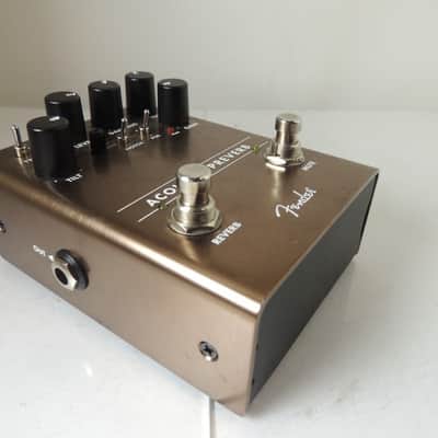 Fender Acoustic Preverb Reverb Effects Pedal Free USA Shipping image 2