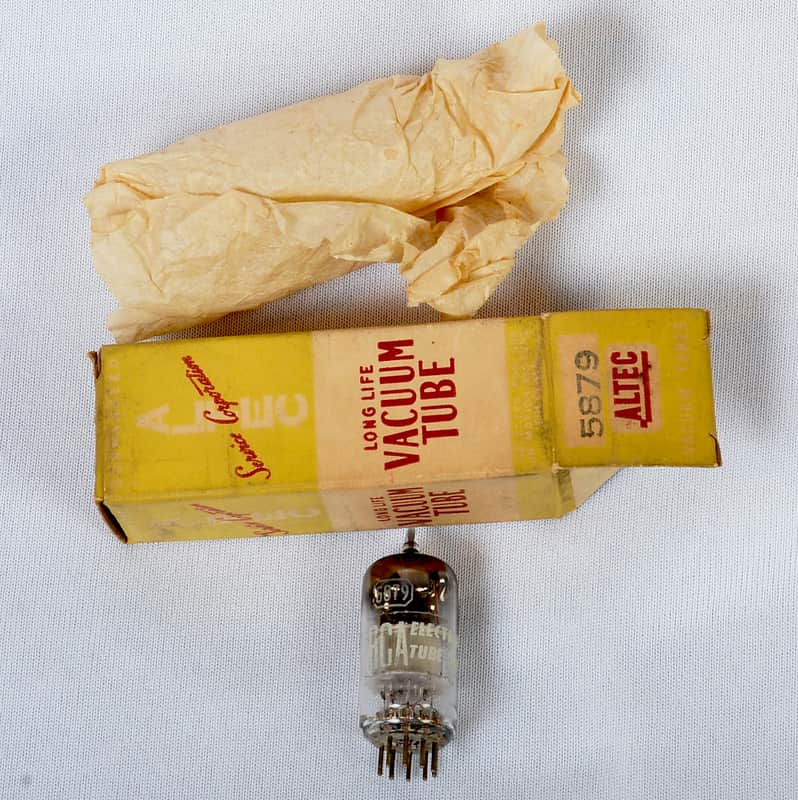 Vintage RCA 5879 Pentode Tube – Tests Good – USA Made image 1