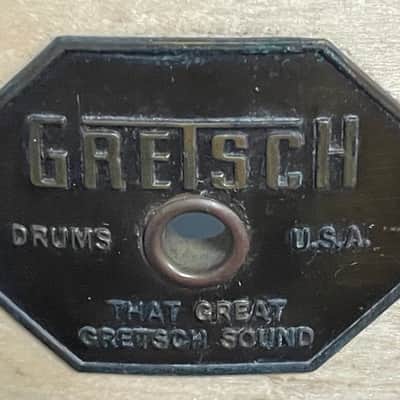 Gretsch - Maple - Stop Sign Badge 24, 13, 16 image 17