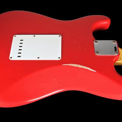 2014 Fender Stratocaster 1963 Custom Shop 63 Strat Relic ~ Dakota Red image 3