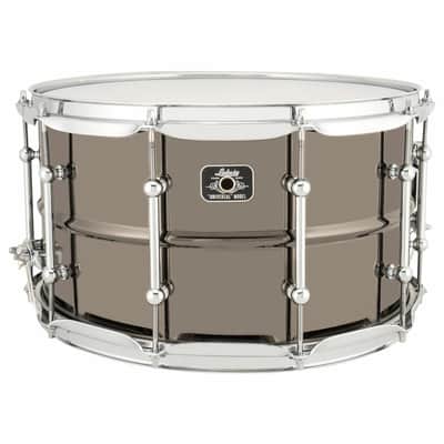 Ludwig LU0814C Universal Brass 8 x 14" Snare Drum with Triple Flange Hoops