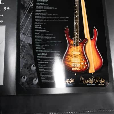 Warwick Limited Edition Masterbuilt Streamer Stage II NT 5-String Bass - Bleached Honey Sunset Burst in Natural Transparent High Polish with Gig Bag image 23