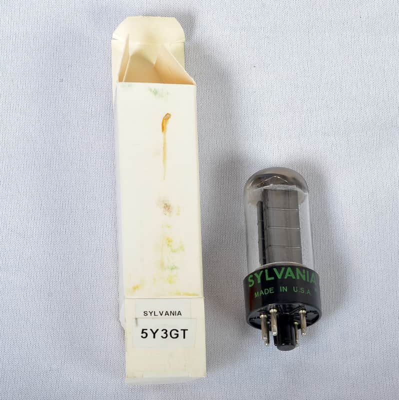 NOS Sylvania 5Y3GT Rectifier Tube – Strong Vintage Tone – USA Made image 1