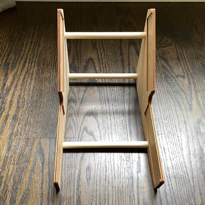 2-Level Wood Rack for Elektron Digitone/Digitak 2020 Natural wood image 3