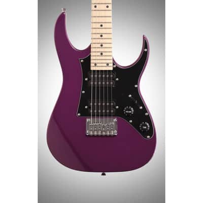 Ibanez GRGM21 GiO Mikro Electric Guitar, Metallic Purple image 7
