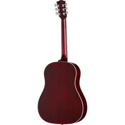 Gibson J-45 Special Acoustic Electric Guitar - Satin Wine Red image 3