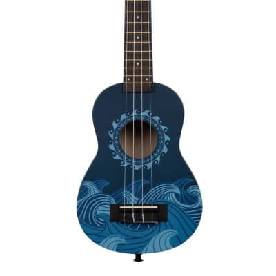 Kala Deep Blue Ukadelic Soprano Ukulele Bild 2