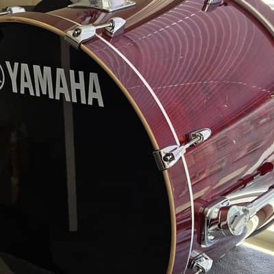 Yamaha SBB2217 Stage Custom Birch 22x17" Bass Drum Cranberry Red image 2