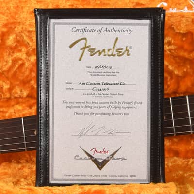 Fender Custom Shop American Custom Korina Telecaster HS Master Built by Kyle McMillin w/Brazilian Fingerboard (Serial #CZ543026) image 10