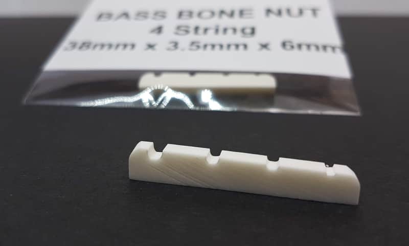 Brio 4 String Bass Bone Nut 38mm image 1