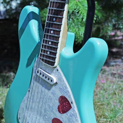 Fender Venus Owned by Courtney Love ex Hole Surf Green 1994 Custom Shop Guitar image 9