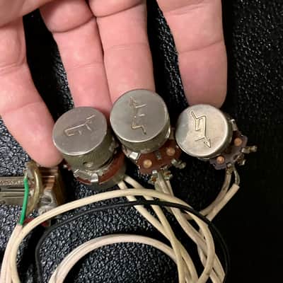 Vintage 1965 Gretsch Country Gentleman Complete Wiring Harness Pickup Set -Gold - Filtertron Supertron image 11