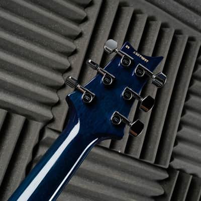 PRS S2 Custom 24 with Pattern Thin Neck Profile 2024 - Faded Gray Black Blue Burst image 8