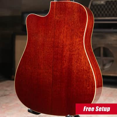 Alvarez Masterworks MD60ce Dreadnought Acoustic/Electric Guitar - Shadowburst with Hardshell Case image 2