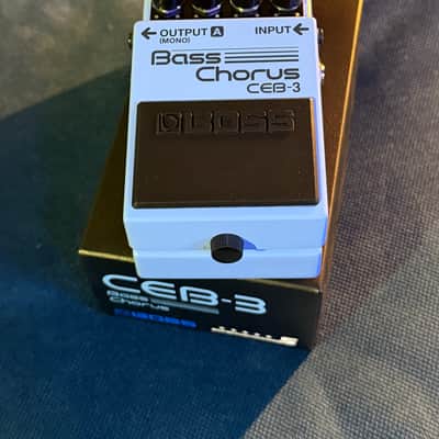 Boss CEB-3 Bass Chorus (Dark Gray Label) 2001 - Present - Blue image 1