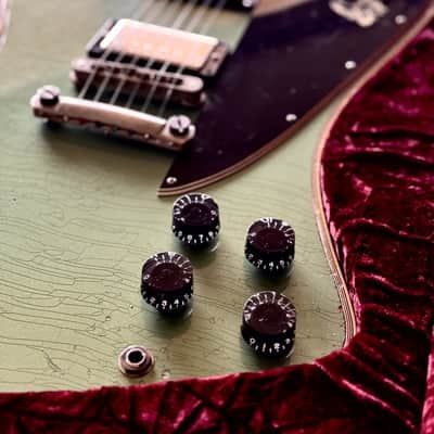 Over 9k new! RARE Gibson Custom Shop Custom Firebird Heavy Aged Inverness Green 2025 - Perfect Balance and Weight image 10