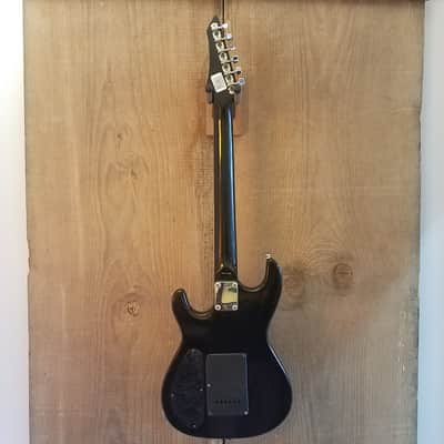 Rok-Axe Black Solid Body Electric Guitar Full Scale image 5