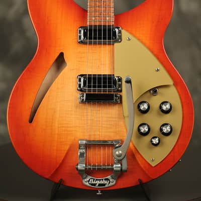 1997 Rickenbacker 330 mod w/Bigsby/Gold Guards/Vintage pickups + Autumnglo refin image 1