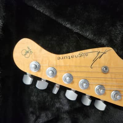 Ron Kirn Custom S 2012 - clear amber nitro, semi-transparent, wood grain fully visible image 6
