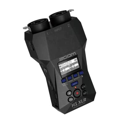 Zoom H1 XLR Portable Audio Recorder for Video + 2x Vidpro Professional Wired XLR Lavalier Microphone XM-L2 for Pro Audio Equipment with XLR Input image 5