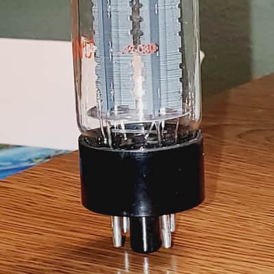 Mullard 5AR4/GZ34 f32 etched code TV-7 tested (1) tube lot image 1