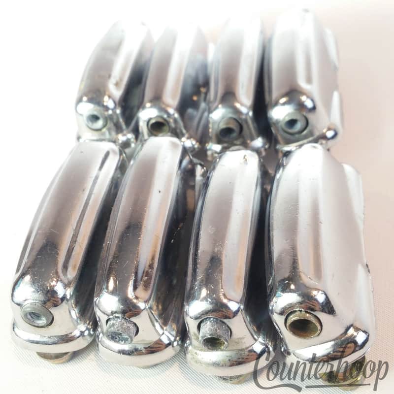*Slingerland 8x Sound King Snare Drum Lugs Chrome Vintage 60s-70s Artist/Krupa* image 1