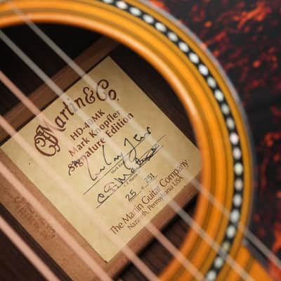 Martin HD40 MK Signature Mark Knopfler 2002 image 12