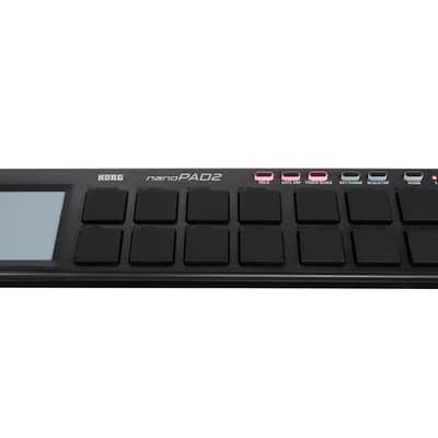 Korg nanoPAD2 Slim-Line USB Pad Controller - Black image 2
