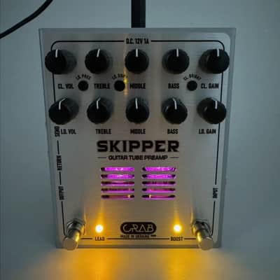 Crab Guitar Effects SKIPPER Preamp Amp in a box High gain lead Metal Distorion Overdrive Pedal Blues Rock Drive EQ image 2