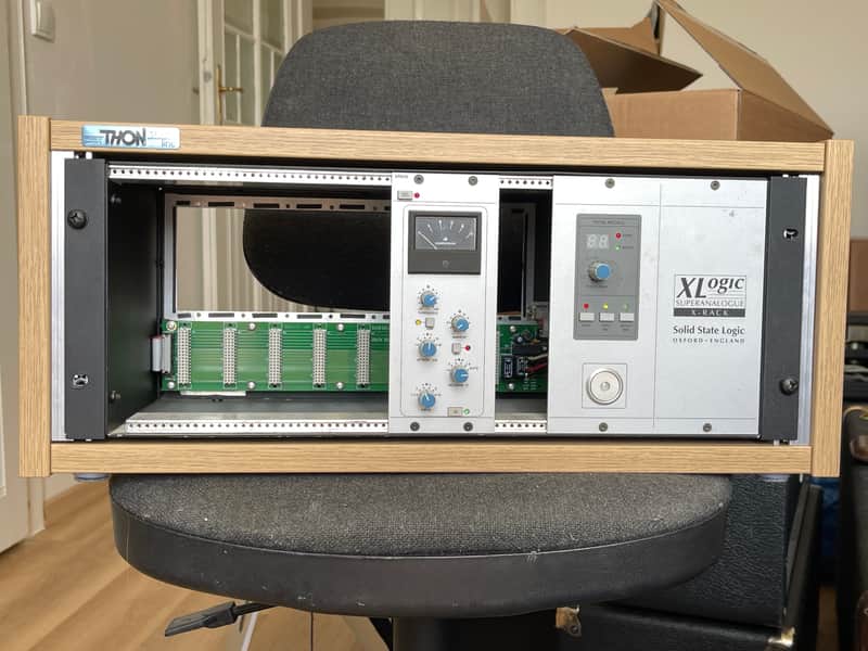 Solid State Logic X-rack with XR 626 stereo bus compressor module image 1