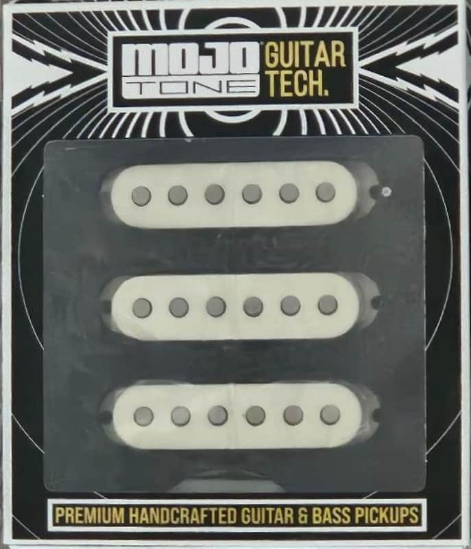 Mojotone "54 Clone Series Stratocaster Pickup Set 2025 - Aged White image 1