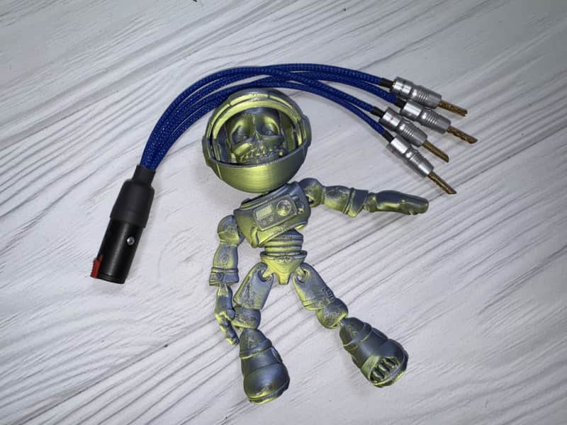 6.3 to banana meze adapter Headphone cable Meze and Furutech image 1